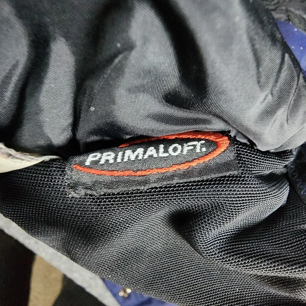 L.L. Bean Primaloft Utility Jacket Field Coat Men's Small‎ Navy Blue Full Zip